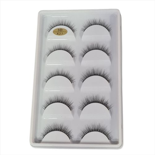 Cílios 3D com 5 Pares Tipo:X27|